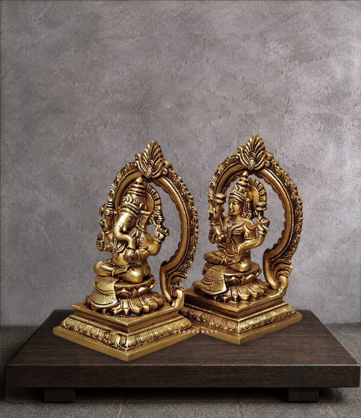 4.5" Lakshmi Ganesh Statue - Image 3