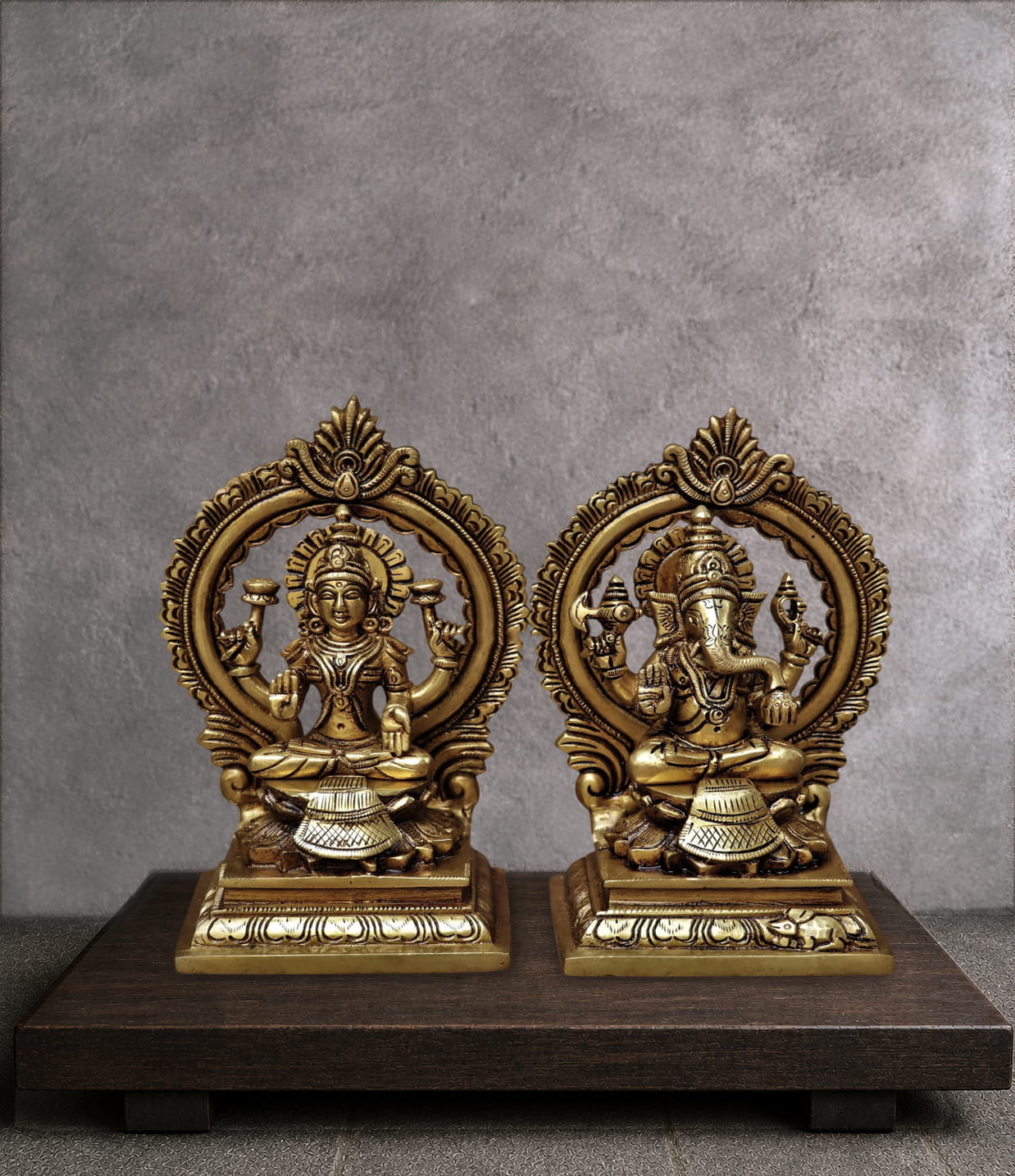 4.5" Lakshmi Ganesh Statue