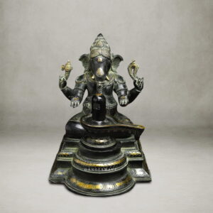 Ganapati with ShivLingam Statue