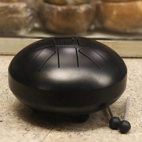 Charcoal black tongue drum