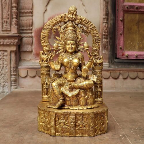 Brass Malakshmi Statue
