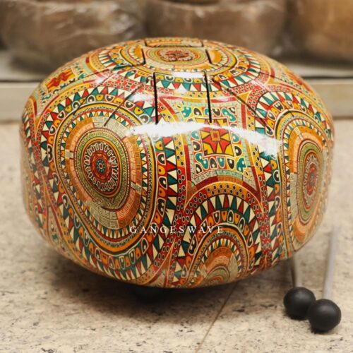 Hand painted musical tongue drum pan