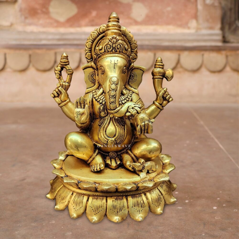 Brass Ganesha Statue