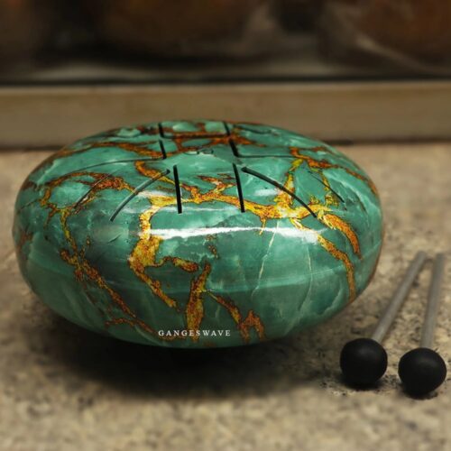 Turquoise Designer Tongue Drum