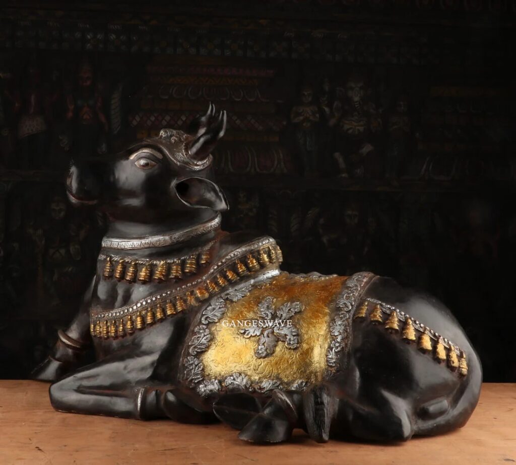 Brass Nandi Statue Superfine