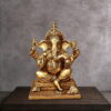 10" Brass Ganesh Murti
