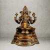 Ganash Murti Worshipping Shivlingam