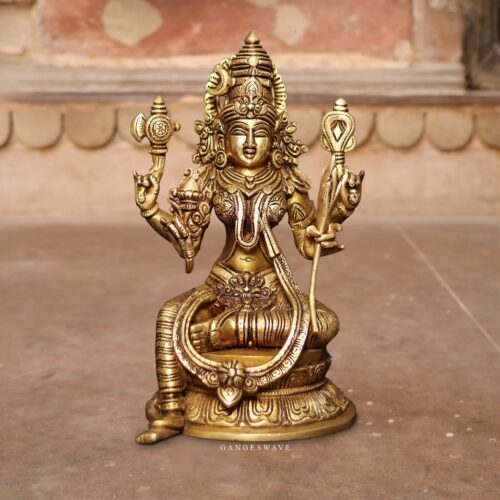 Brass Raj Rajeswari Statue