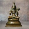 Chola Sculpted Hanuman Murti in Dhyan Mudra - 16 inches