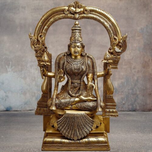 Artistic Brass Lakshmi Statue