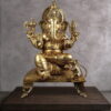 Big Ganesh Brass Murti 27 inches
