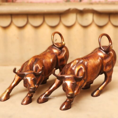 Brass Bull Animal Figurine