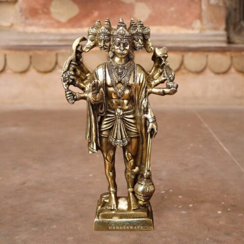 Standing Panchmukhi Brass Statue