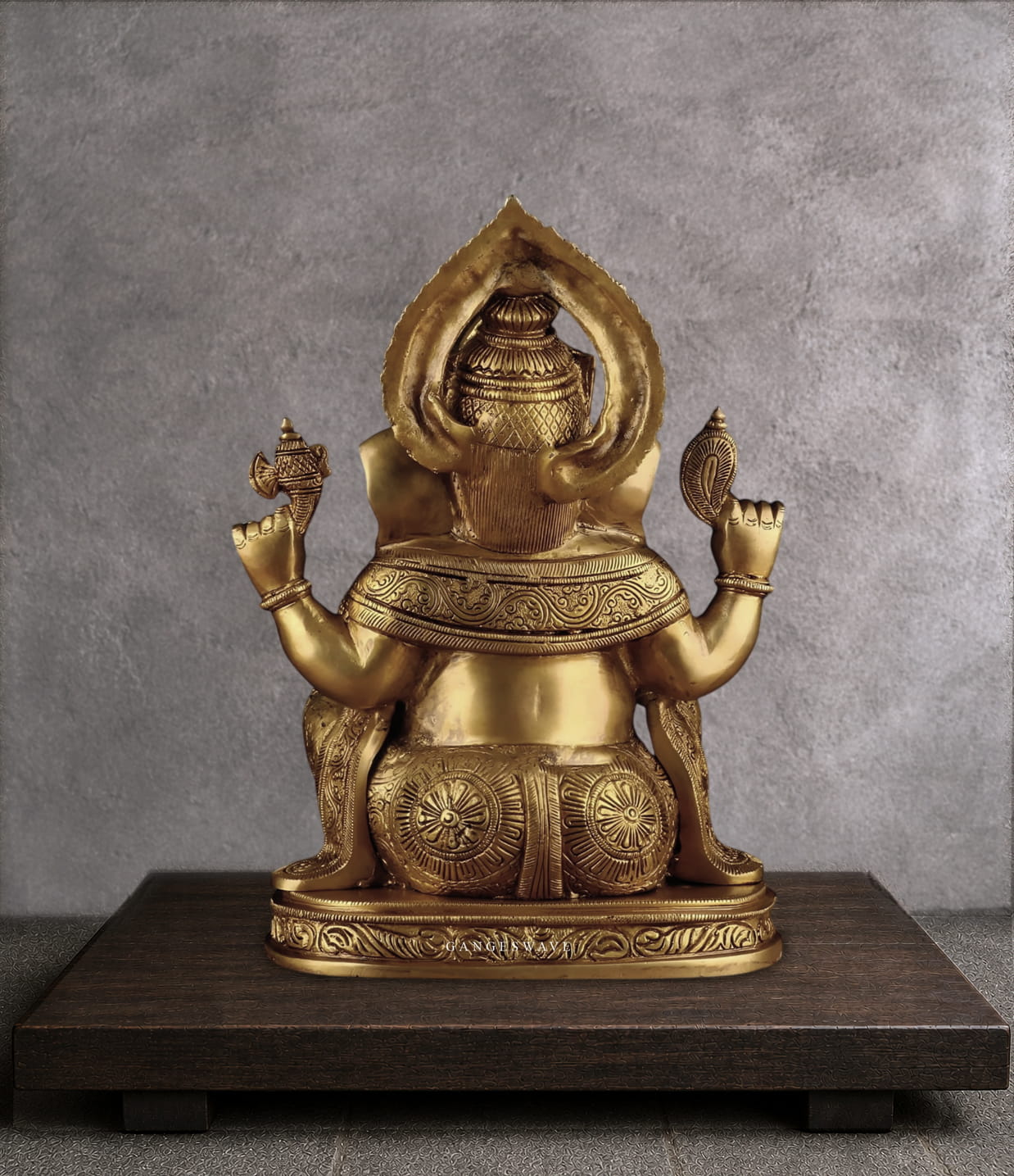 Ganesh Ji Brass Murti - 15 inches - Image 3