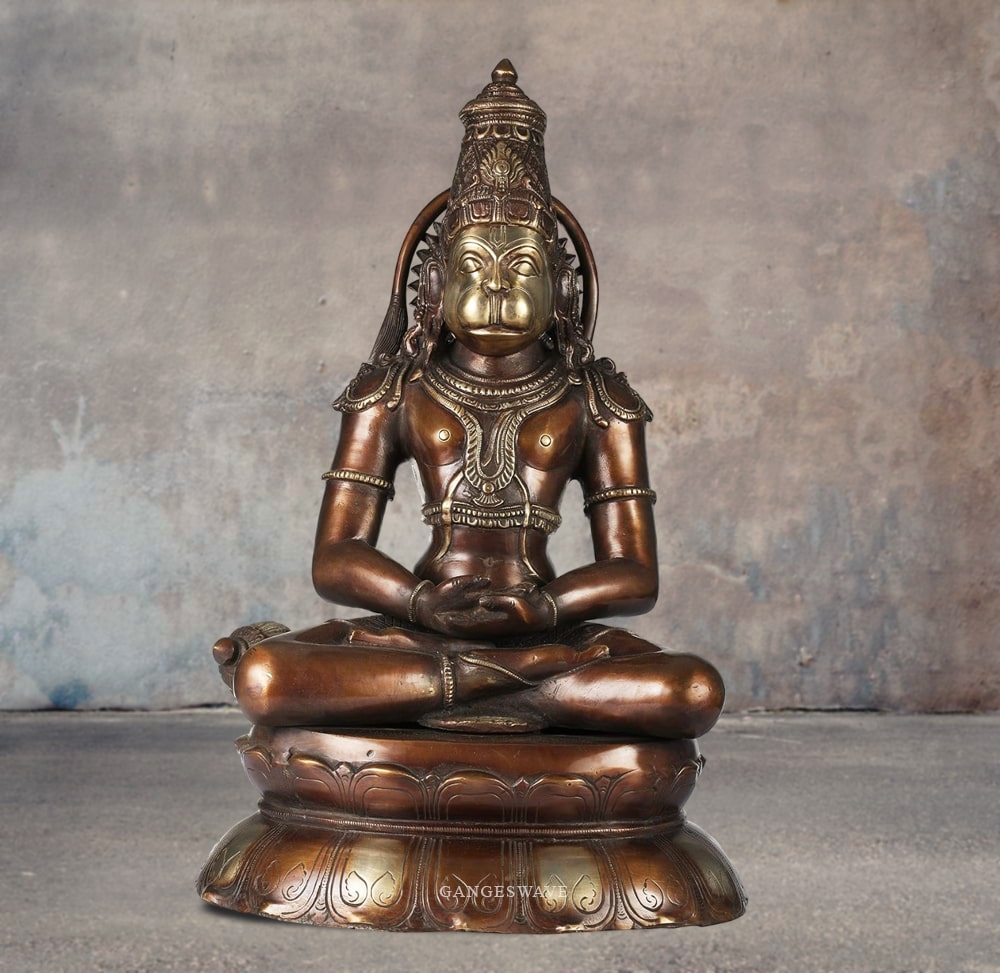 Hanuman Murti in Dhyan Mudra