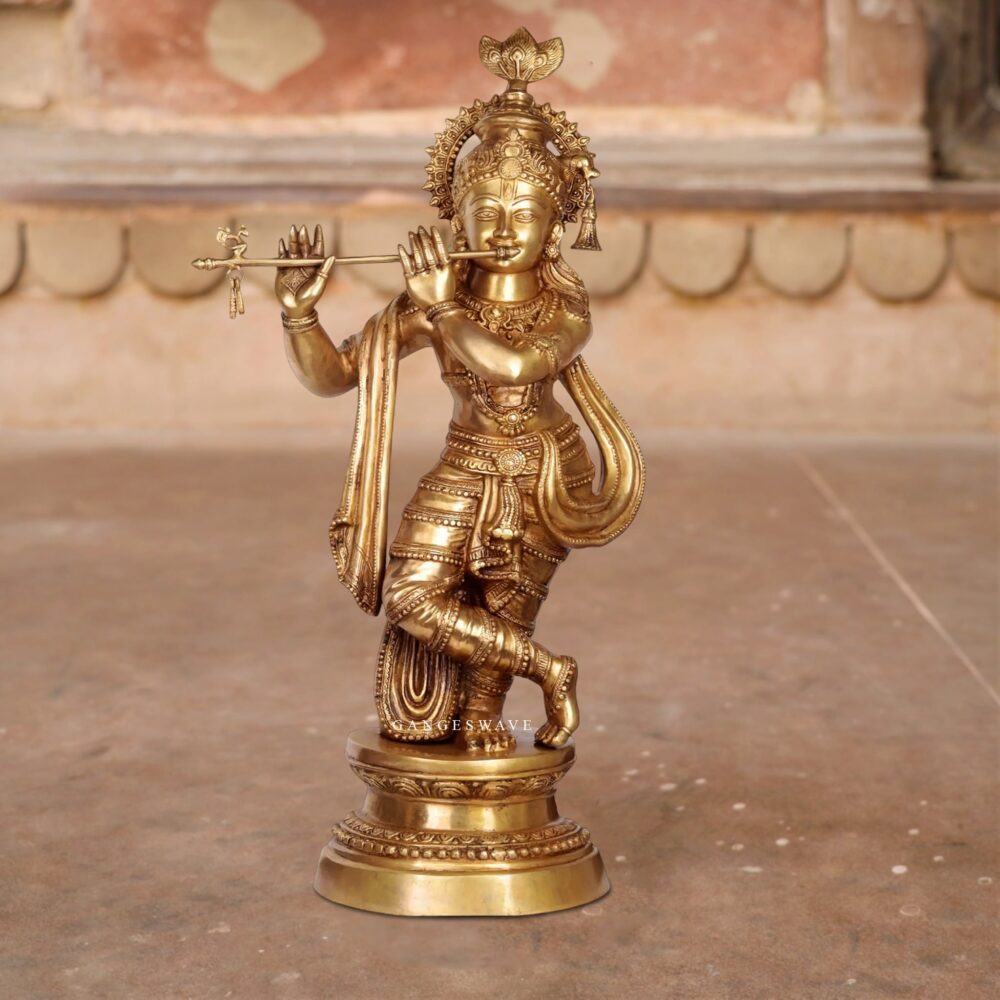 Krishna_Brass_Statue