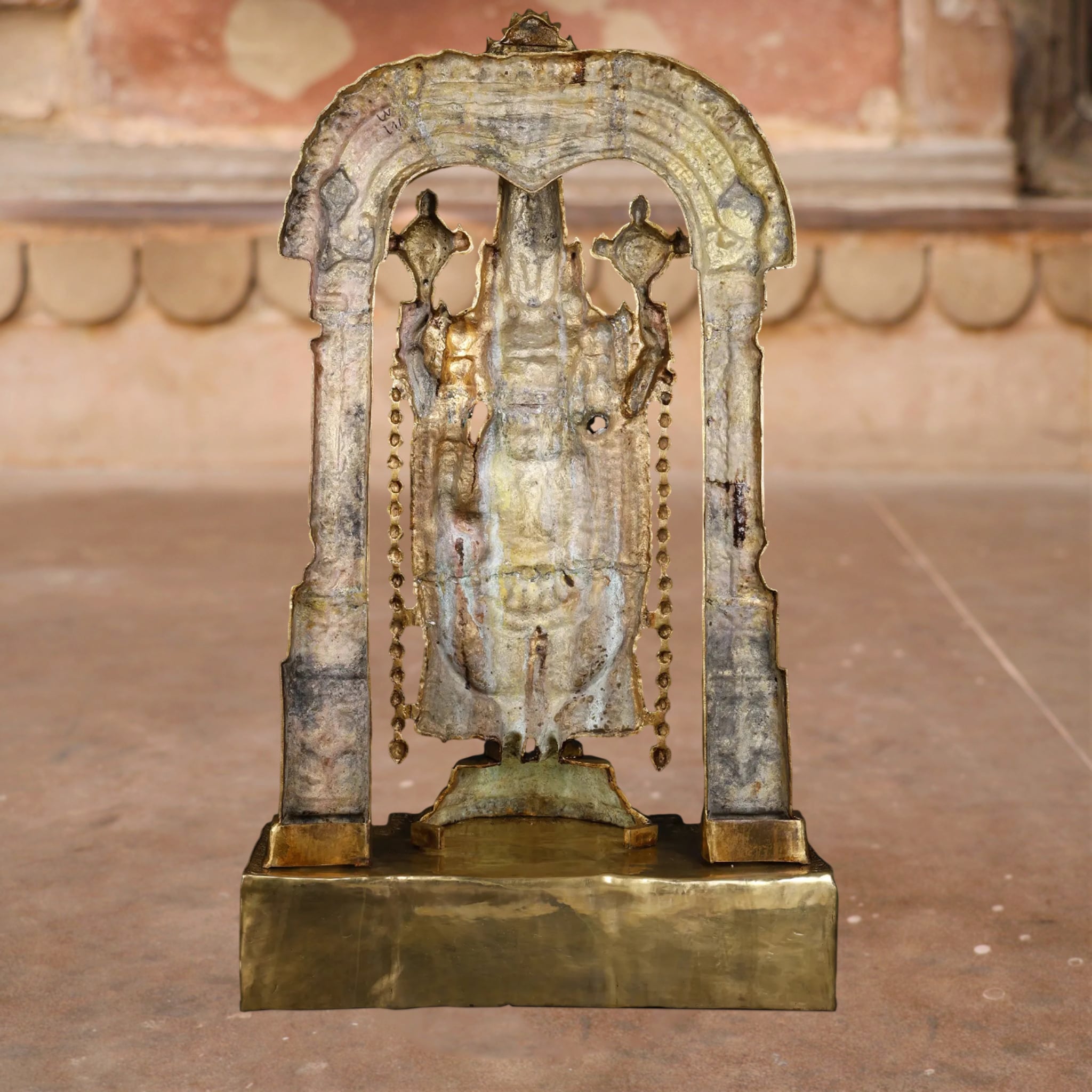 Lord Venkateshvara Tirupati Statue on Kirtimukha Throne- 60 inches - Image 7