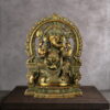 Exquisite Ganesh Statue with mushak Pravhabali - 18.5 inches