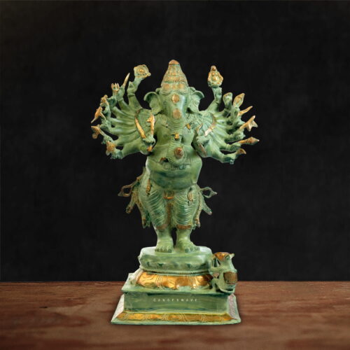 Vintage Finished Unique Ganesh Statue- 19 inch