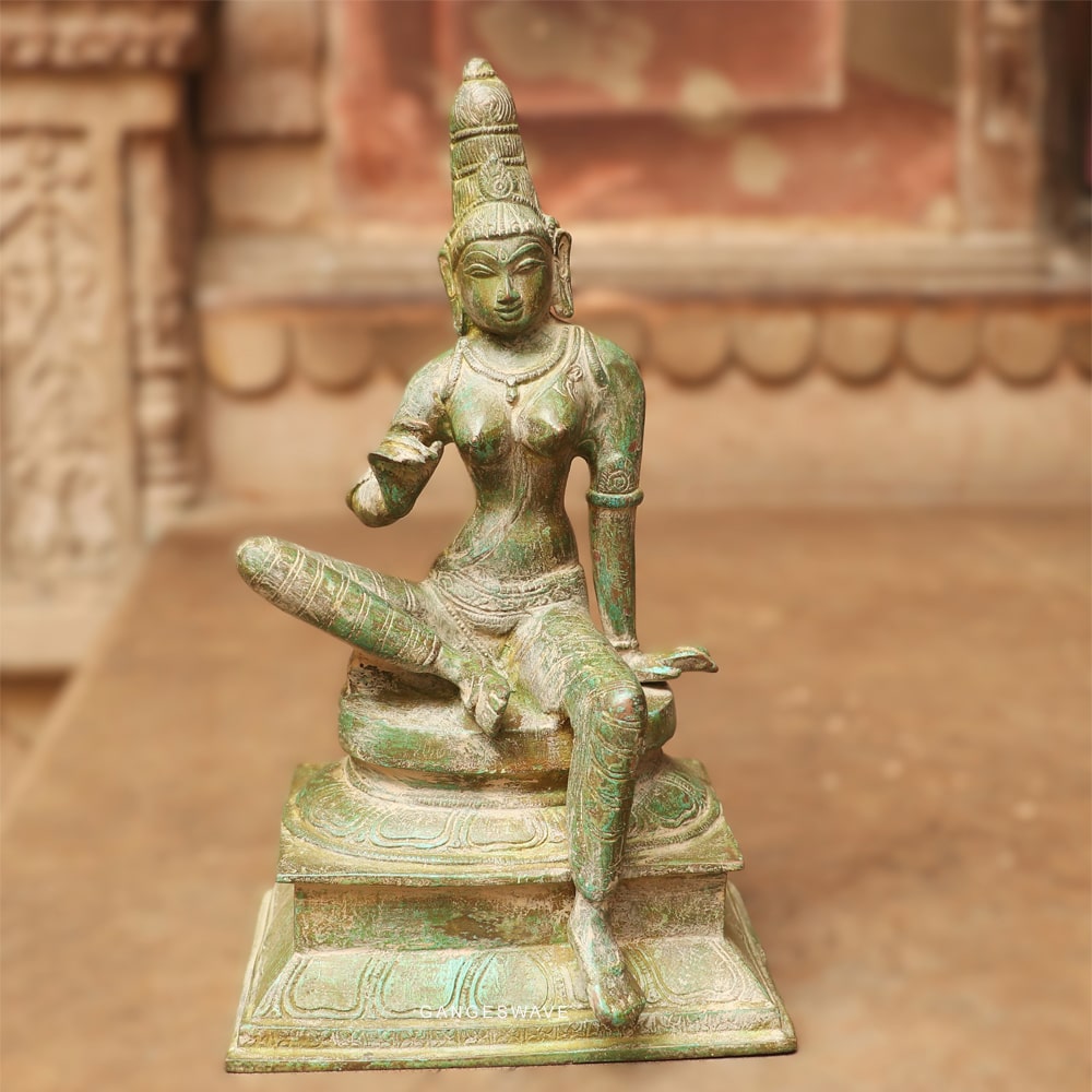Brass Parvati Statue