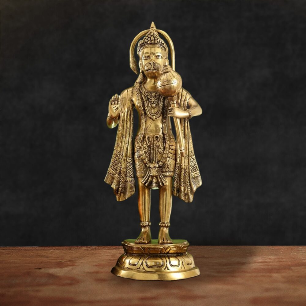 Brass Hanuman Idol