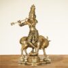 Brass Krishna Statue