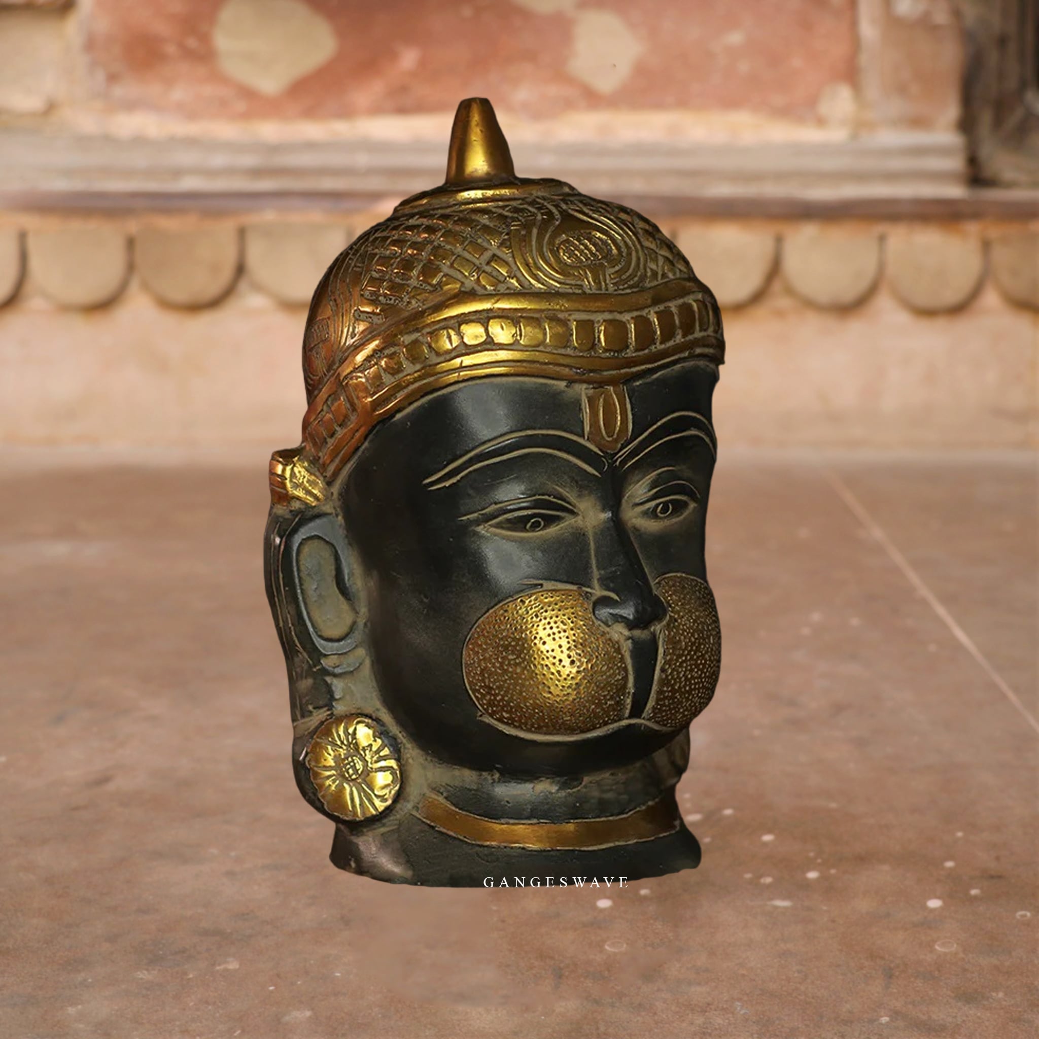 Stone Finished Hanuman Head Bust - Image 2