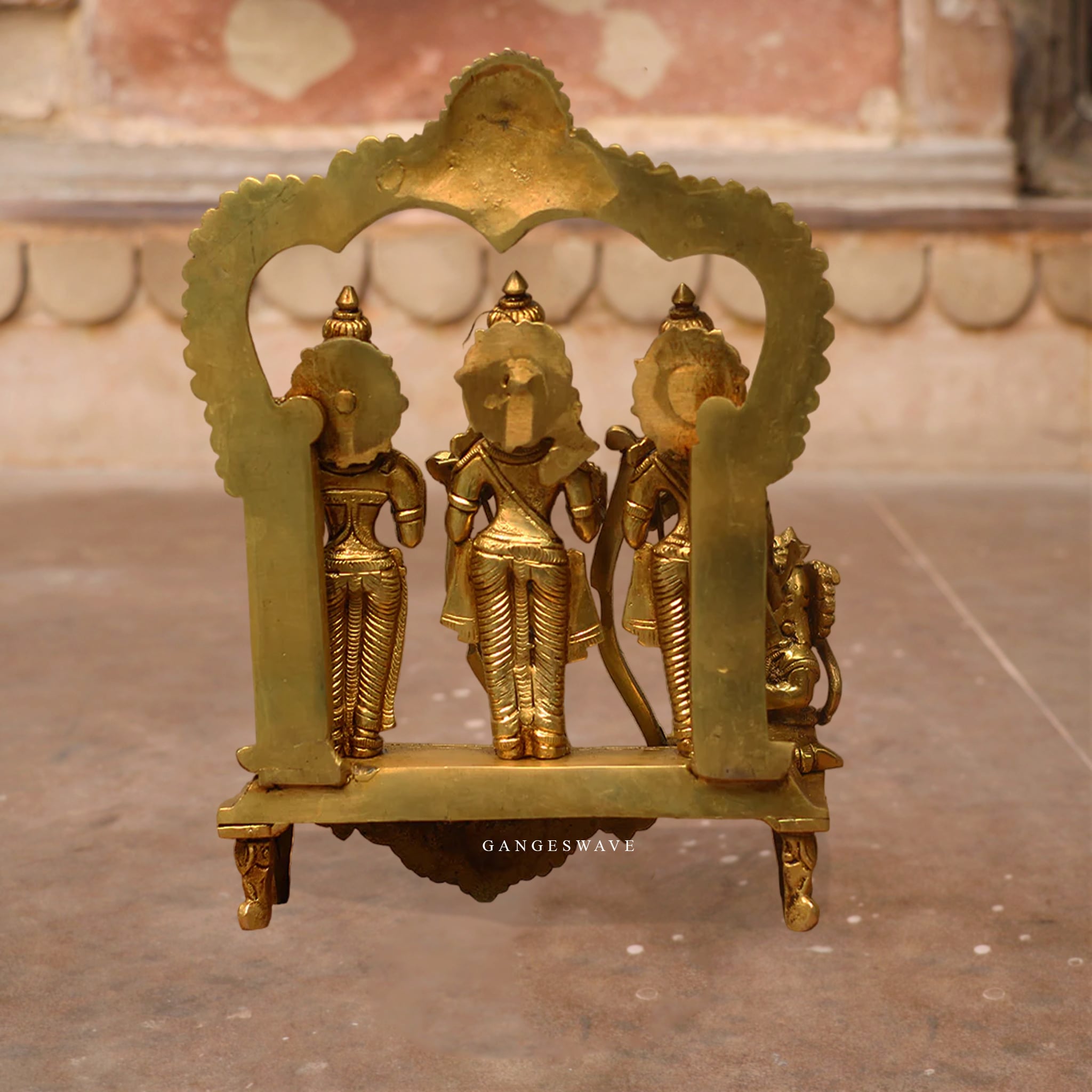 9" Ramdarbar Brass Statue - Image 3