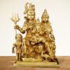 Shiv_Parvati_Family_Brass_Idol