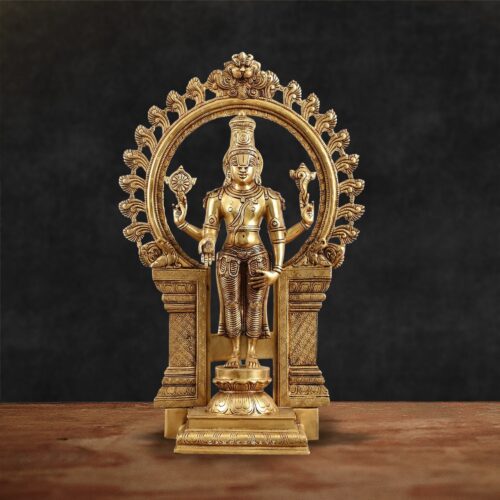 Vishnu Brass Statue
