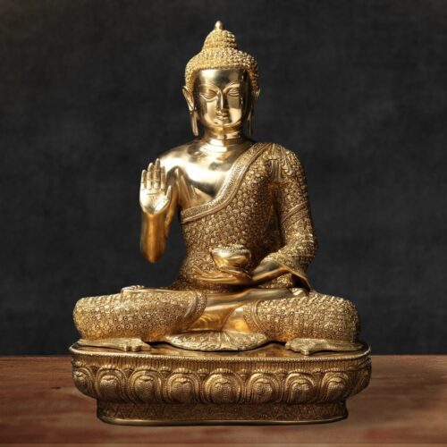 Superfine Brass Buddha Statue