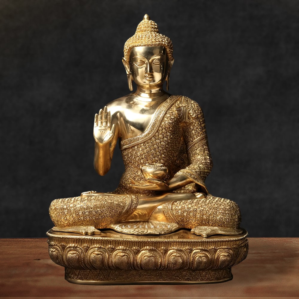 Superfine Brass Buddha Statue