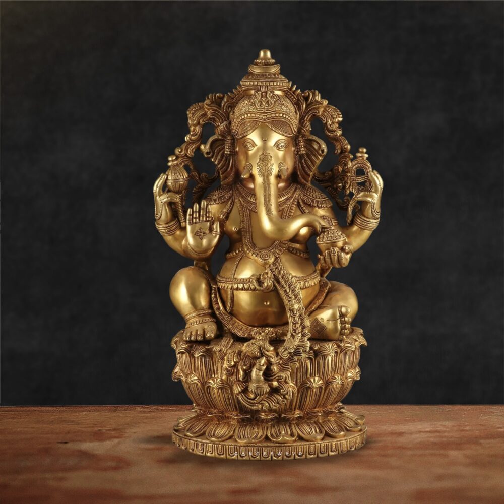 Superfine Brass Ganesh Statue