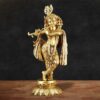 Lord Krishna Brass Statue