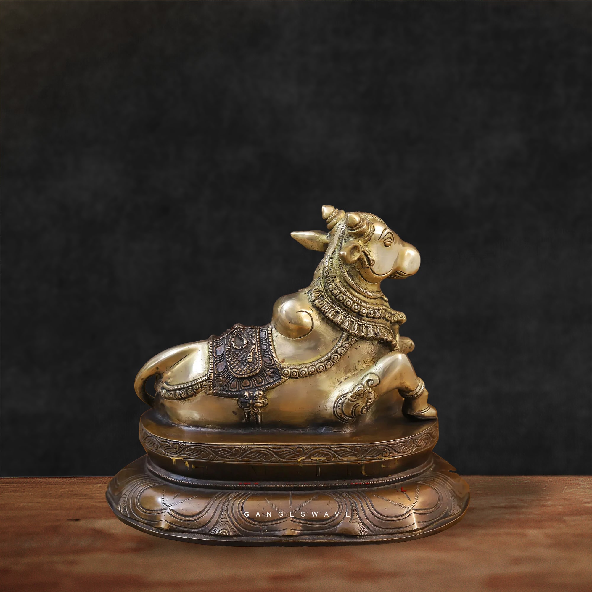 Superfine Brass Nandi Statue