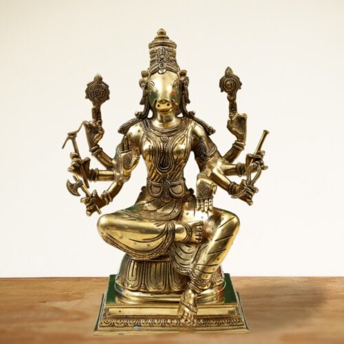 Varaha Ganesh Brass Statue