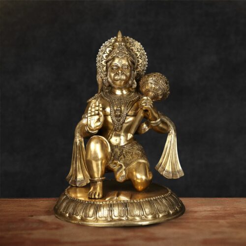 Large Hanuman Brass Statues