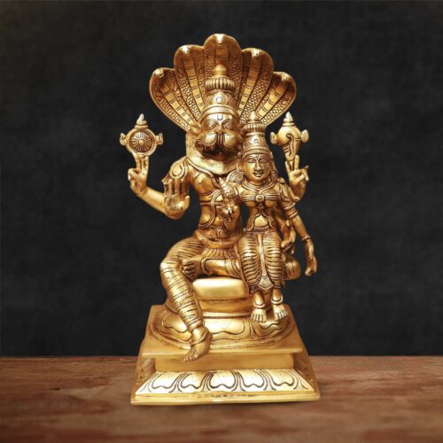 Narsimha_Lakshmi_Brass_Statue