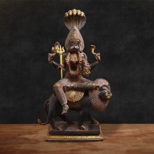 Pratyangira Brass Statue