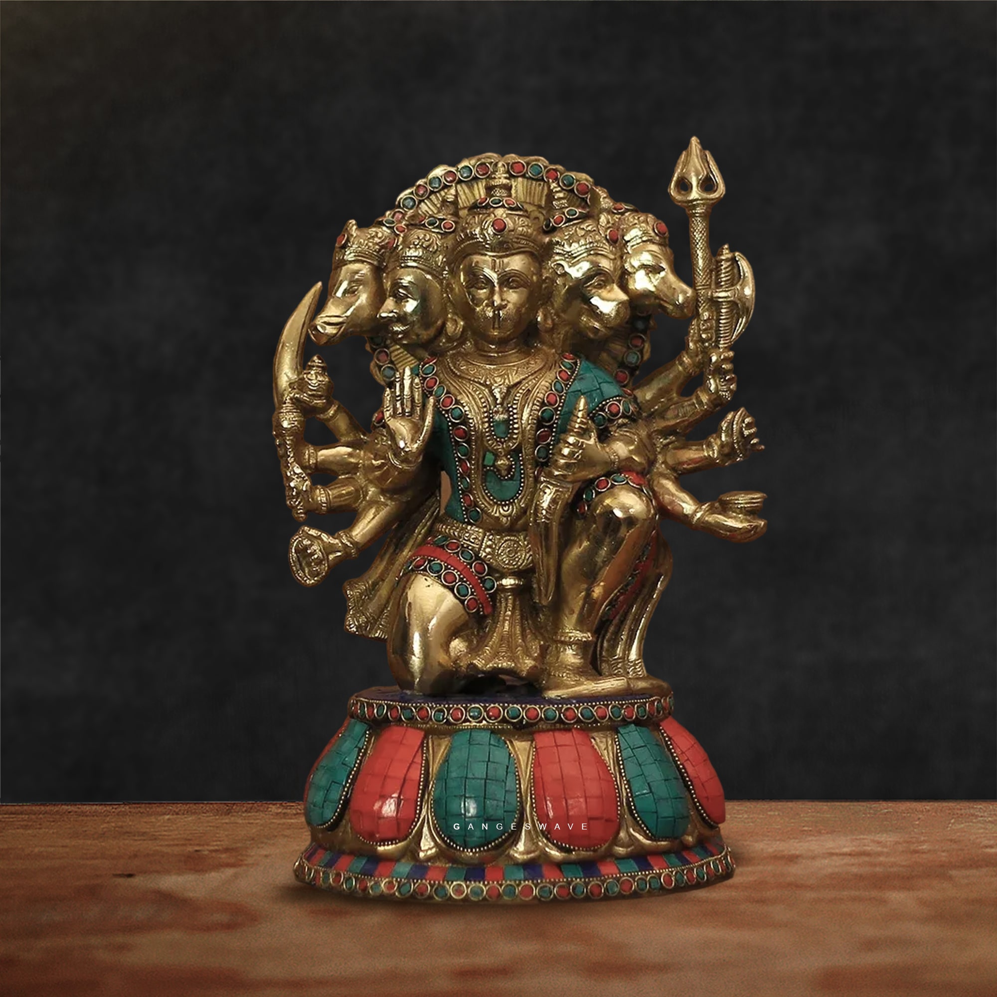 Brass Hanuman Statue