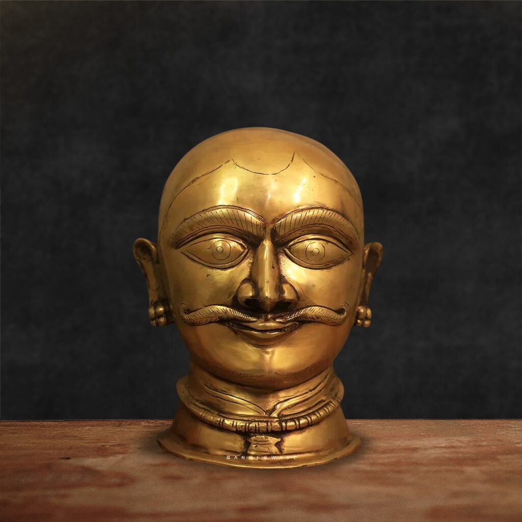 Shiva Brass Mukhalingam Statue