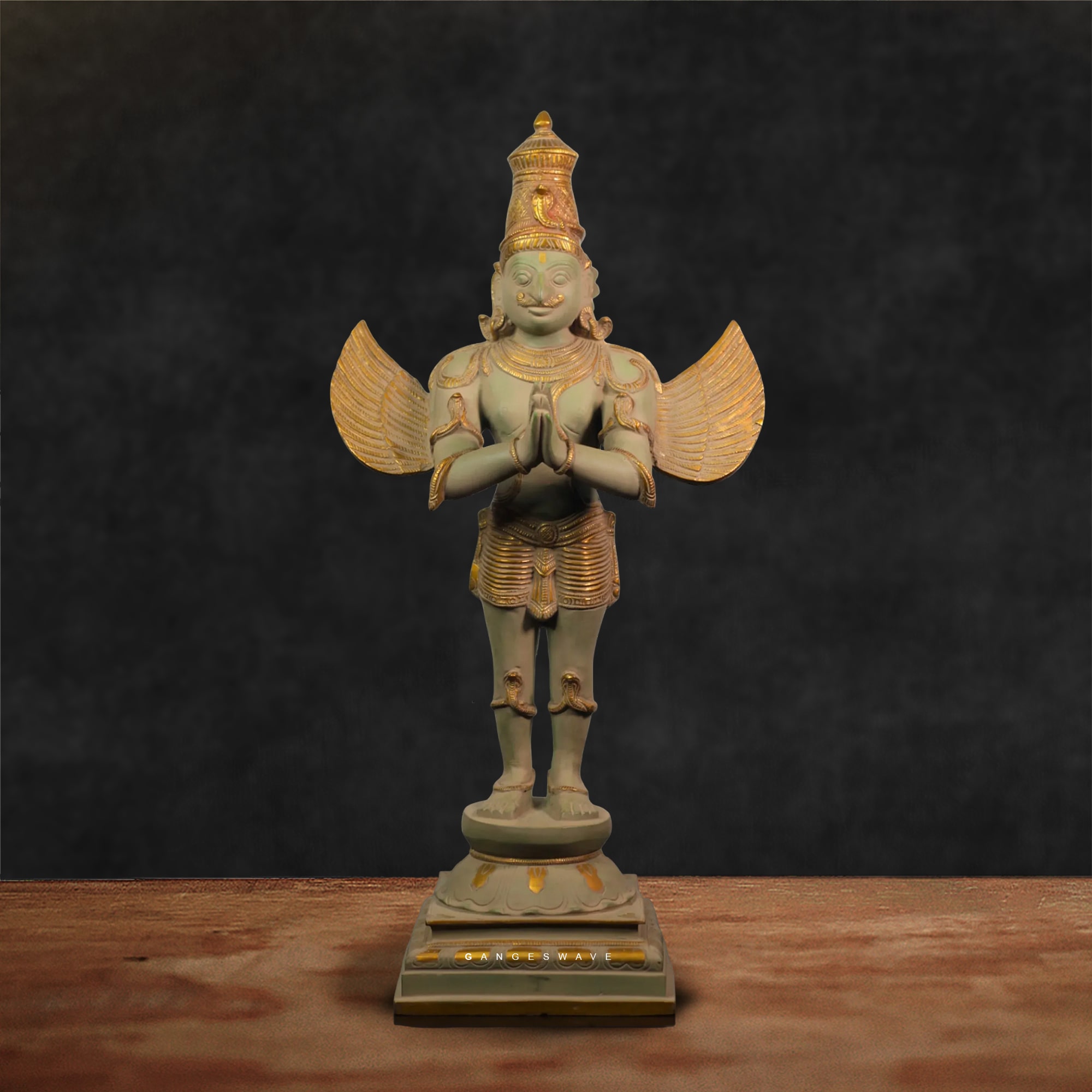 Vintage Brass Garuda Statue