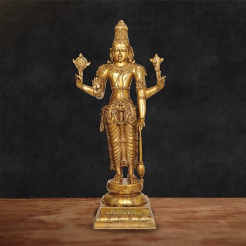 Vishnu Brass Statue