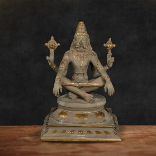 Vintage Finished Narsimha Statue