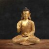 Golden Brass Buddha Statue
