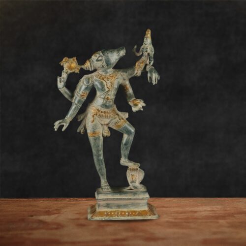 Exquisite Vishnu Varaha Brass Statue - 18 inches