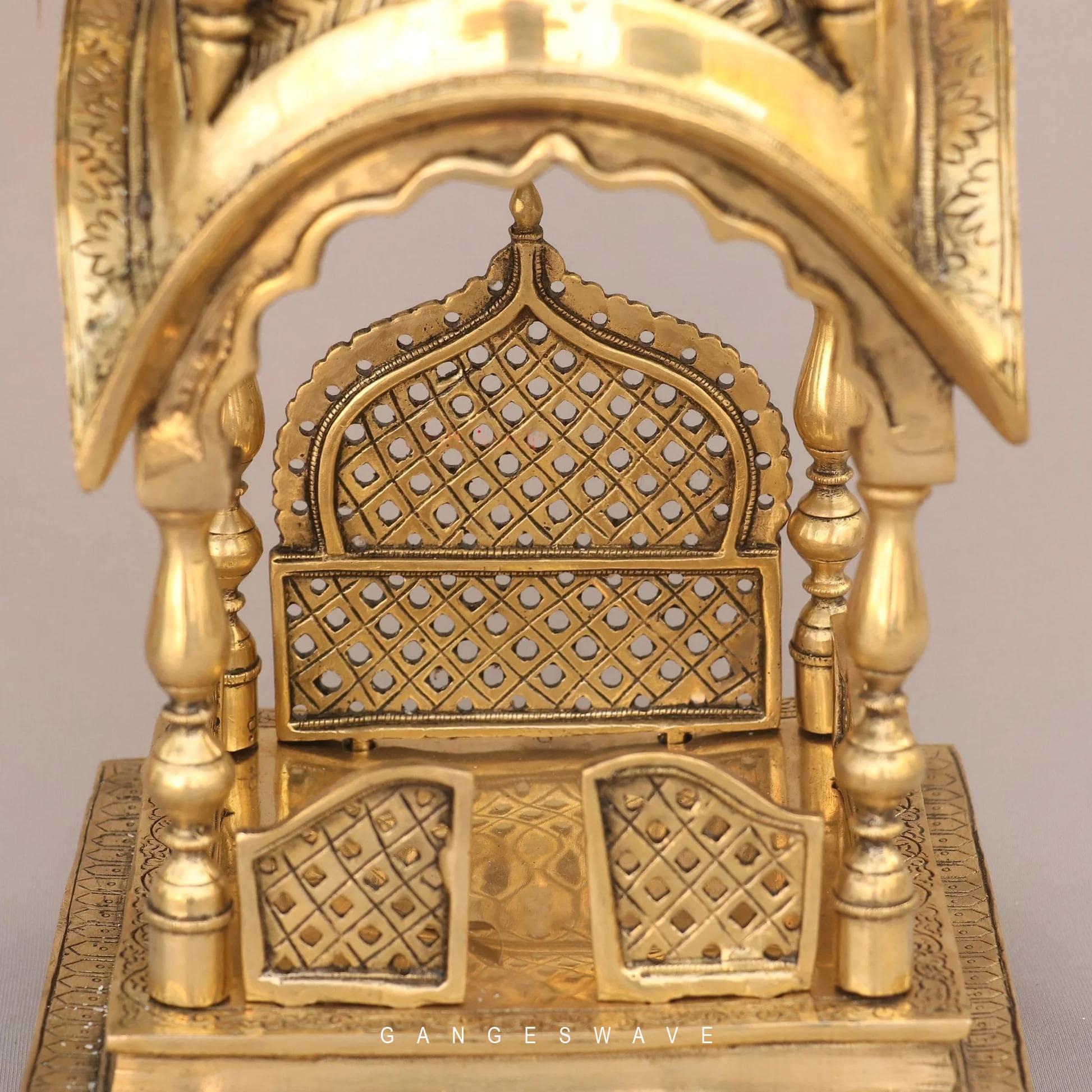 Superfine Brass Temple for Puja - 15 inches - Image 3