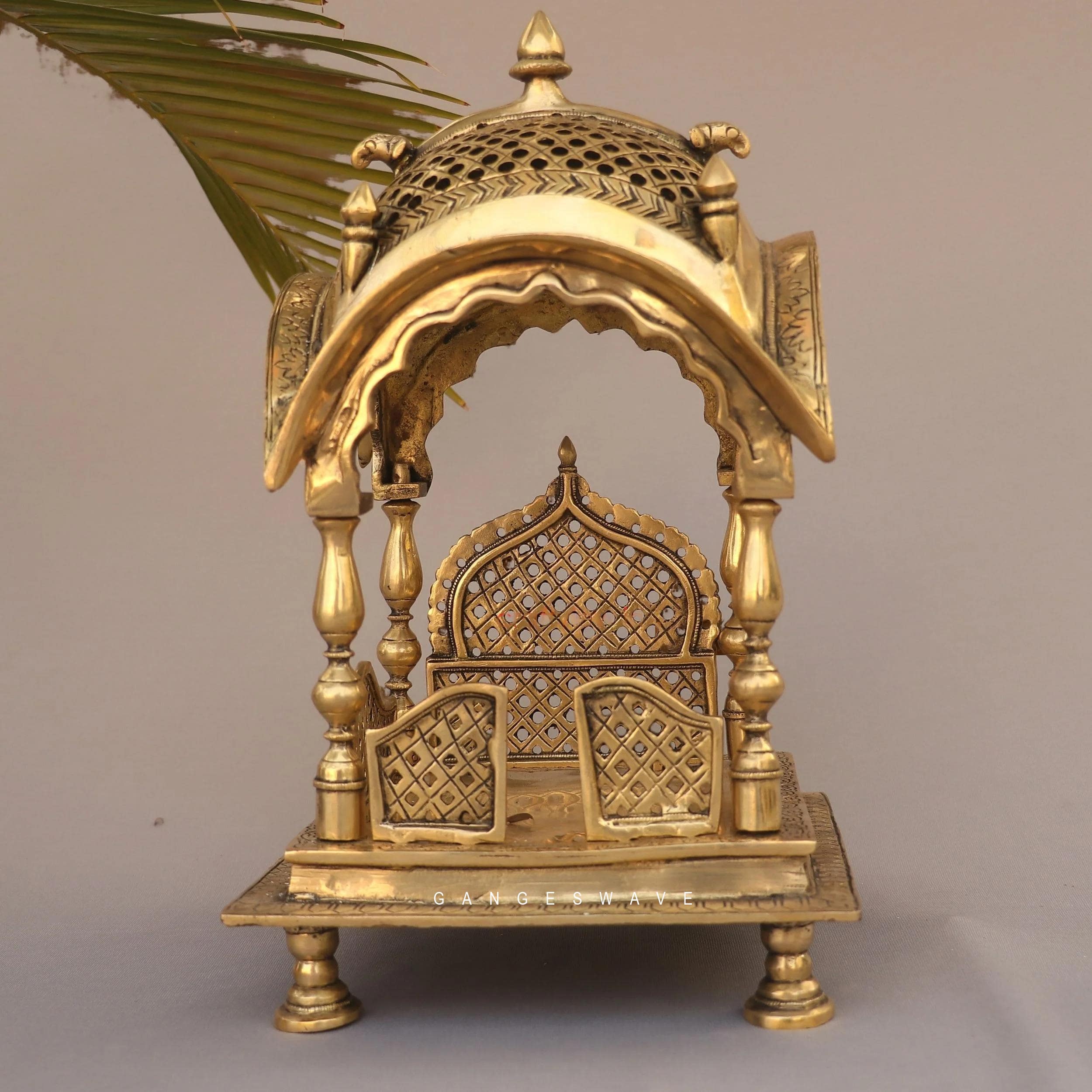 Superfine Brass Temple for Puja - 15 inches - Image 2