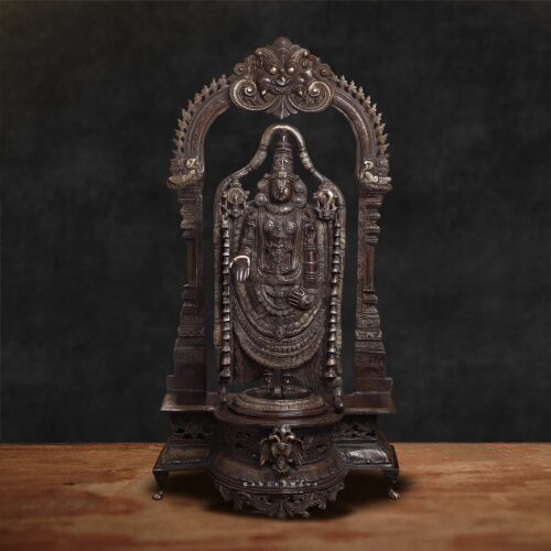 Tirupati Statue in Antique Wood Finish