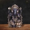 Black-Brass-Ganesh-Statue